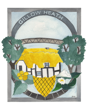 village-sign-gillow-heath