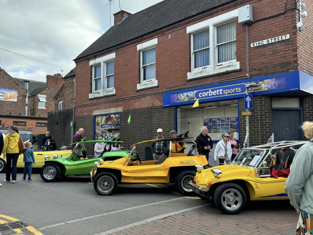 A photo of vehicles at the Classic Vehicle Show 2024 on the corner of King Street