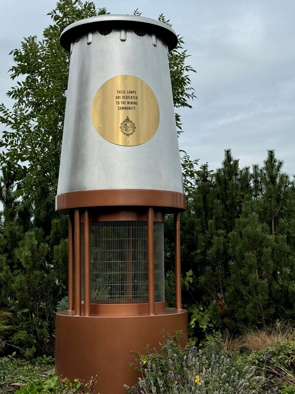 Miners Lantern with Plaque