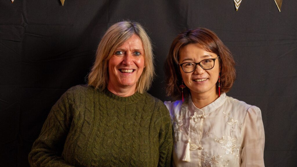 Councillor Case presenting the Youth award to Biddulph Family Hub