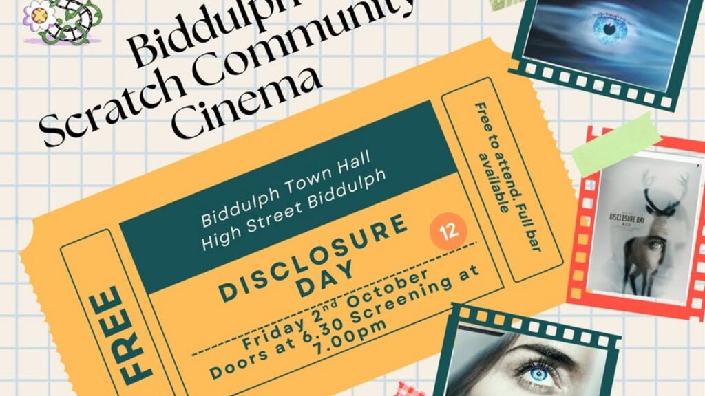 A poster advertising the film Disclosure Day