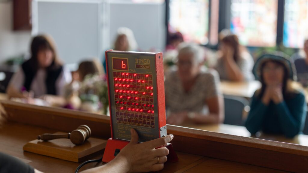 Plant bingo in the Council Chamber