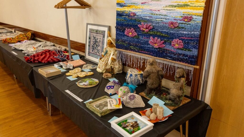 A selection of entries in the Handicraft section